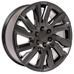 22" Replica Wheel CV39 Fits GMC Sierra- Design One-Image-2