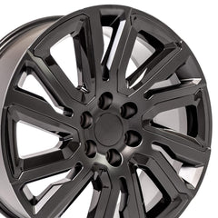 22" Replica Wheel CV39 Fits GMC Sierra- Design One-Image-3