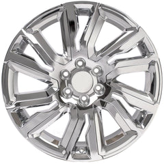 22" Replica Wheel CV39 Fits GMC Sierra- Design Three-Image-1