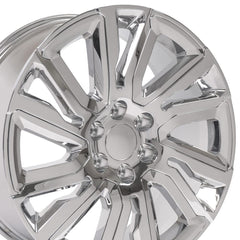 22" Replica Wheel CV39 Fits GMC Sierra- Design Three-Image-3
