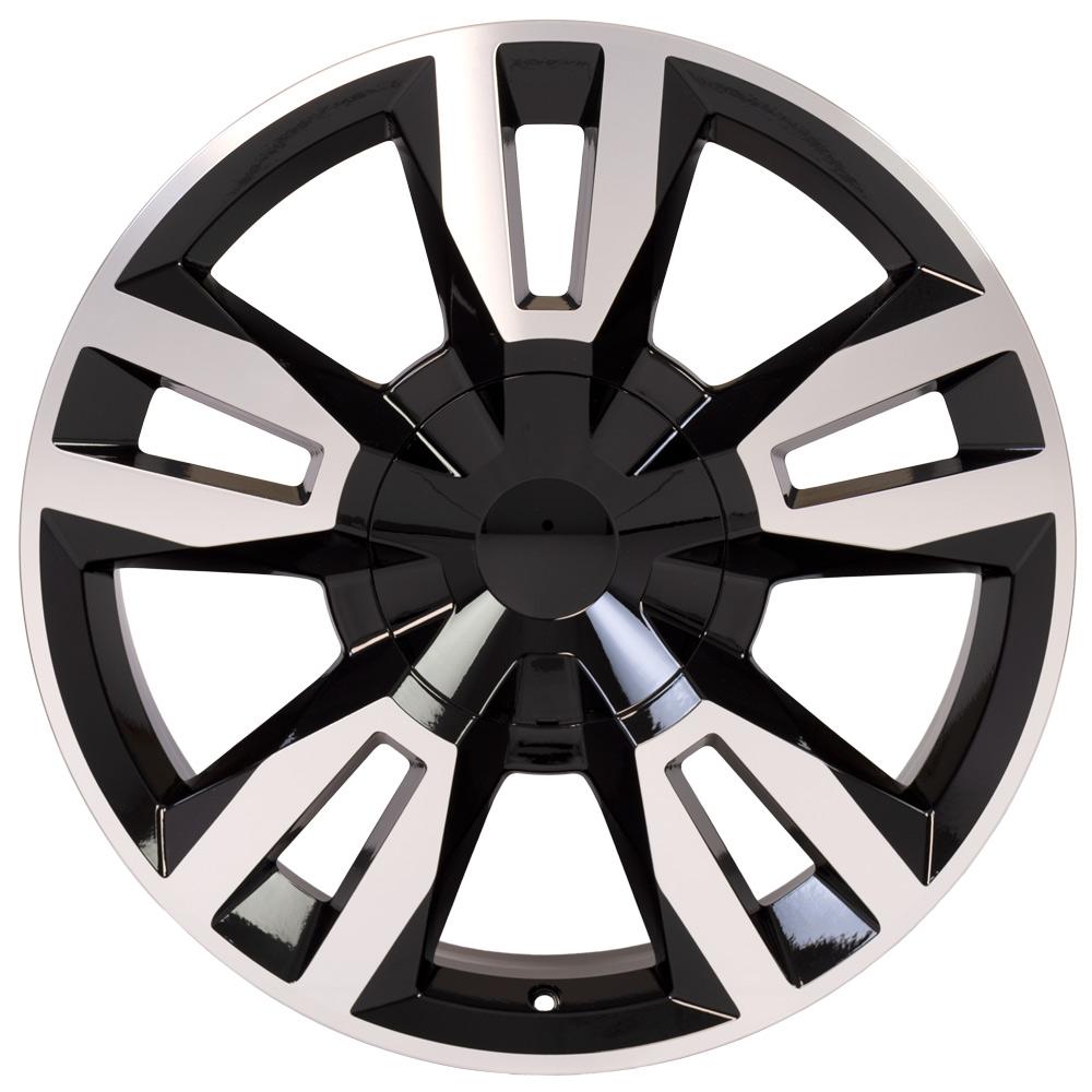 22" Replica Wheel CV40 Fits Chevrolet Tahoe- Design One-Image-1