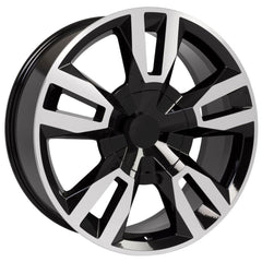 22" Replica Wheel CV40 Fits Chevrolet Tahoe- Design One-Image-2