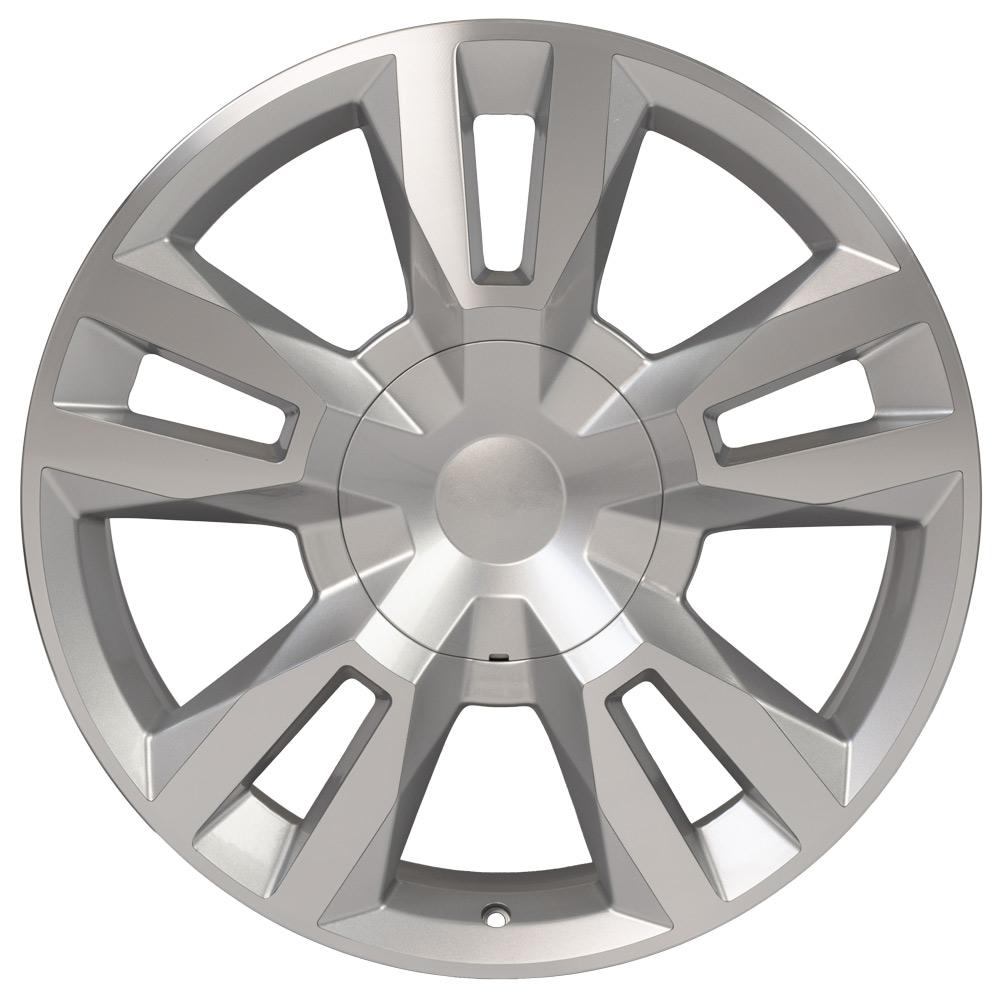 22" Replica Wheel CV40 Fits Chevrolet Tahoe- Design Two-Image-1