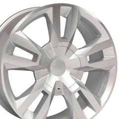 22" Replica Wheel CV40 Fits Chevrolet Tahoe- Design Two-Image-3