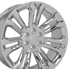 22" Replica Wheel CV43 Fits Chevrolet Silverado- Design Two-Image-3