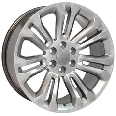 22" Replica Wheel CV43 Fits Chevrolet Silverado- Design Three-Image-2