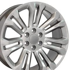 22" Replica Wheel CV43 Fits Chevrolet Silverado- Design Three-Image-3
