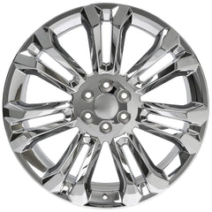 24" Replica Wheel CV43 Fits Chevrolet Silverado- Design One-Image-1