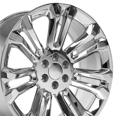 24" Replica Wheel CV43 Fits Chevrolet Silverado- Design One-Image-3