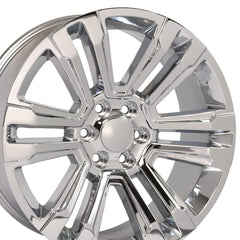 22" Replica Wheel CV44 Fits GMC Yukon- Design One-Image-3