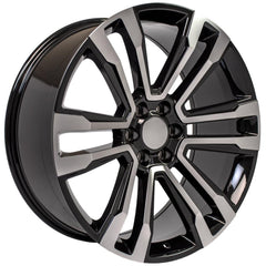 24" Replica Wheel CV44 Fits GMC Yukon- Design One-Image-2