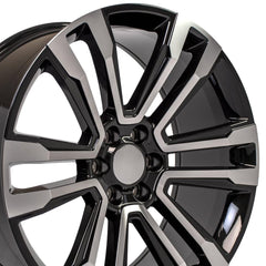 24" Replica Wheel CV44 Fits GMC Yukon- Design One-Image-3