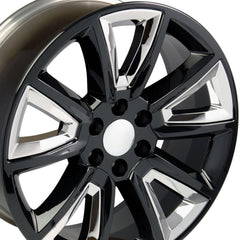 20" Replica Wheel CV73 Fits Chevrolet Tahoe- Design One-Image-3