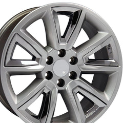 20" Replica Wheel CV73 Fits Chevrolet Tahoe- Design Four-Image-2