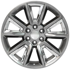 22" Replica Wheel CV73B Fits Chevrolet Tahoe- Design One-Image-1