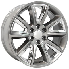 22" Replica Wheel CV73B Fits Chevrolet Tahoe- Design One-Image-2