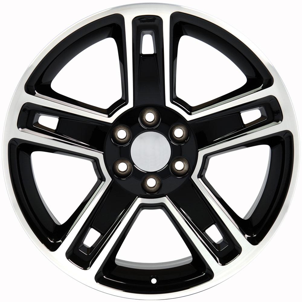 22" Replica Wheel CV74B Fits Chevrolet Silverado- Design One-Image-1