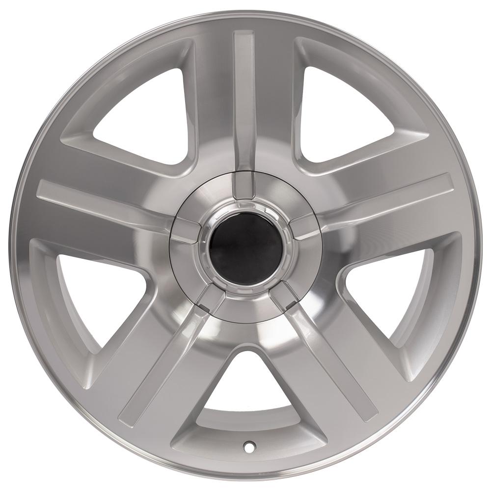 22" Replica Wheel CV84 Fits Chevrolet Silverado- Design One-Image-1