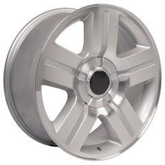 20" Replica Wheel CV84 Fits Chevrolet Silverado- Design One-Image-2