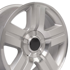 22" Replica Wheel CV84 Fits Chevrolet Silverado- Design One-Image-3
