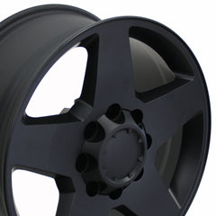 20" Replica Wheel CV91A 8 Lug Fits Chevrolet- Design Four-Image-3