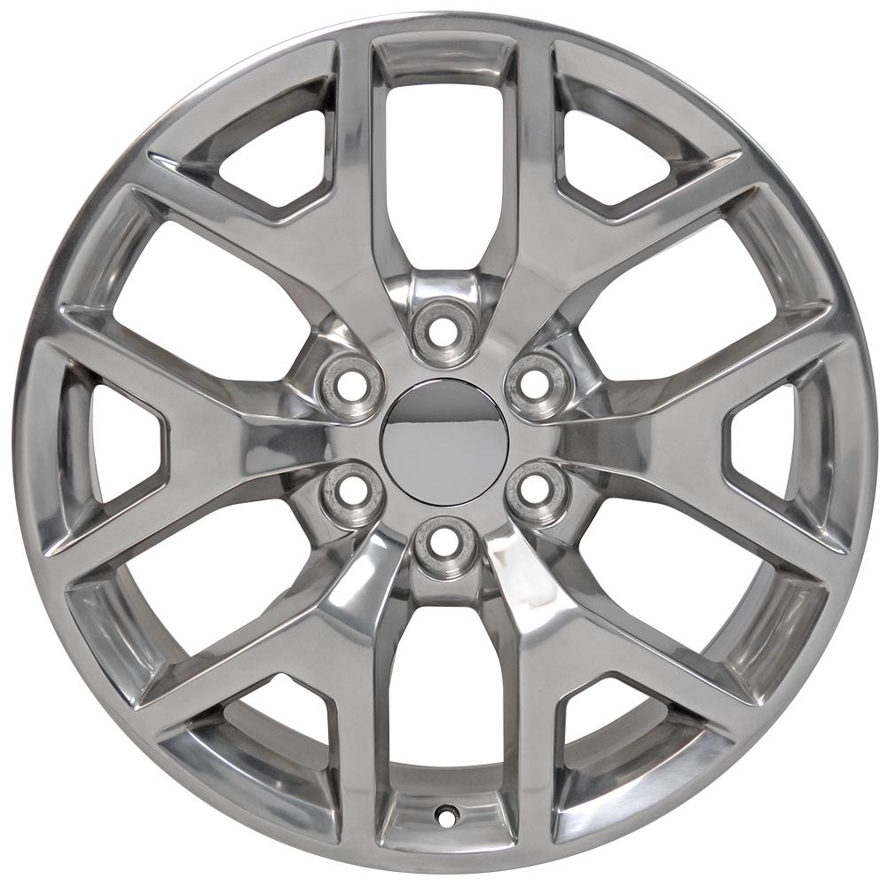 20" Replica Wheel CV92 Fits GMC Sierra- Design Three-Image-1