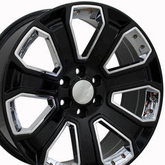 20" Replica Wheel CV93 Fits Chevrolet Silverado- Design One-Image-2