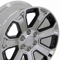 22" Replica Wheel CV93 Fits Chevrolet Silverado- Design Four-Image-3