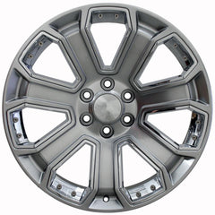22" Replica Wheel CV93 Fits Chevrolet Silverado- Design Two-Image-1