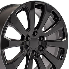 22" Replica Wheel CV95 Fits Chevrolet Silverado- Design One-Image-3