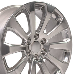 22" Replica Wheel CV95 Fits Chevrolet Silverado- Design Two-Image-3