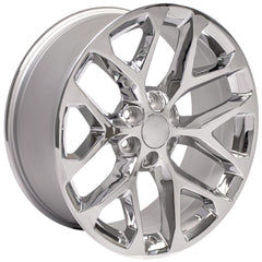 22" Replica Wheel CV98 Fits Chevy Silverado- Design Four-Image-2