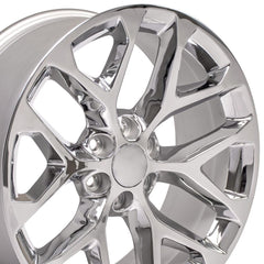 22" Replica Wheel CV98 Fits Chevy Silverado- Design Four-Image-3