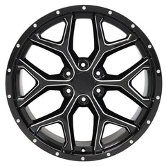 22" Replica Wheel CV98 Fits Chevy Silverado- Design Two-Image-1