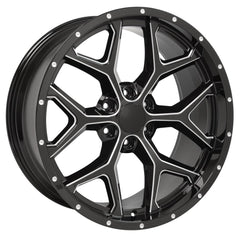 22" Replica Wheel CV98 Fits Chevy Silverado- Design Two-Image-2