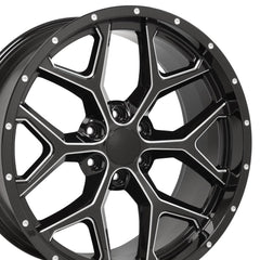 22" Replica Wheel CV98 Fits Chevy Silverado- Design Two-Image-3