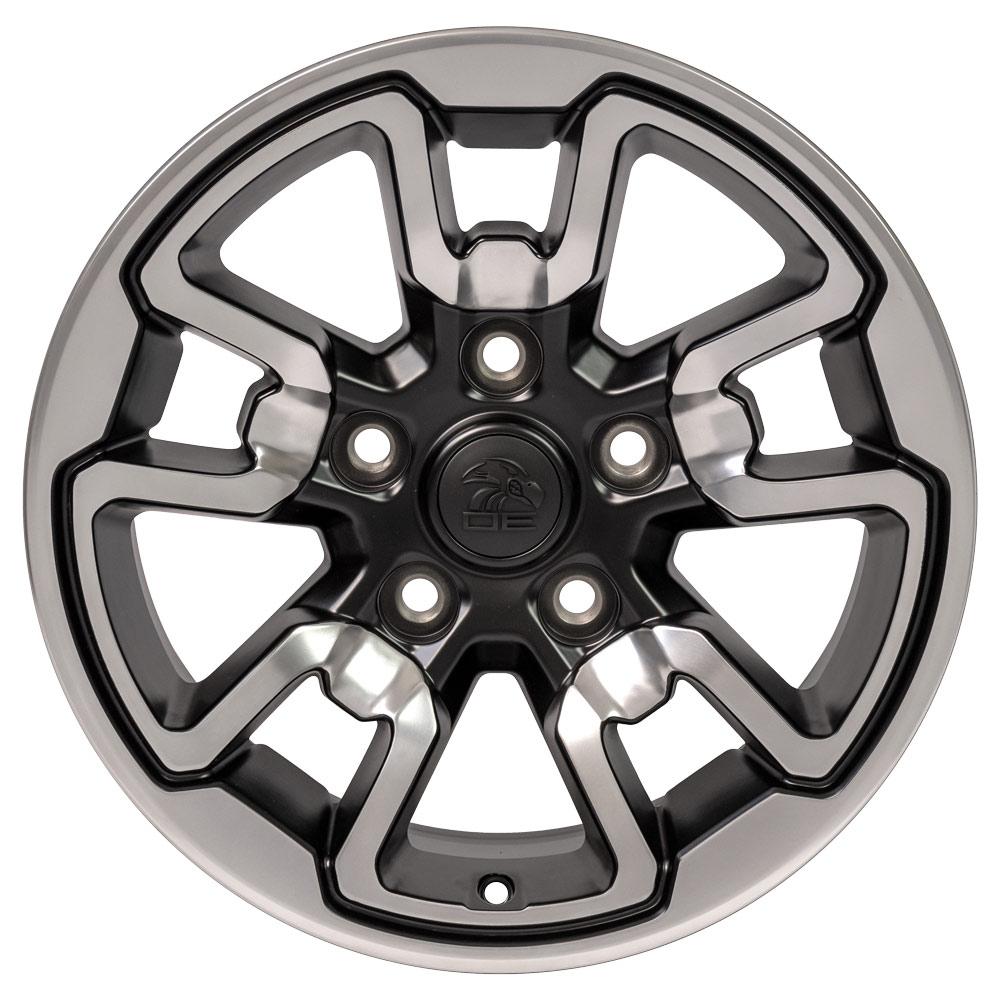 17" Replica Wheel DG55 Fits Dodge RAM Rebel- Design Two-Image-1