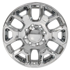 20" Replica Wheel DG66 Fits Dodge RAM 2500-3500 20x8 Chrome Wheel- Design One-Image-1