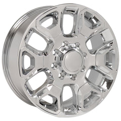 20" Replica Wheel DG66 Fits Dodge RAM 2500-3500 20x8 Chrome Wheel- Design One-Image-2