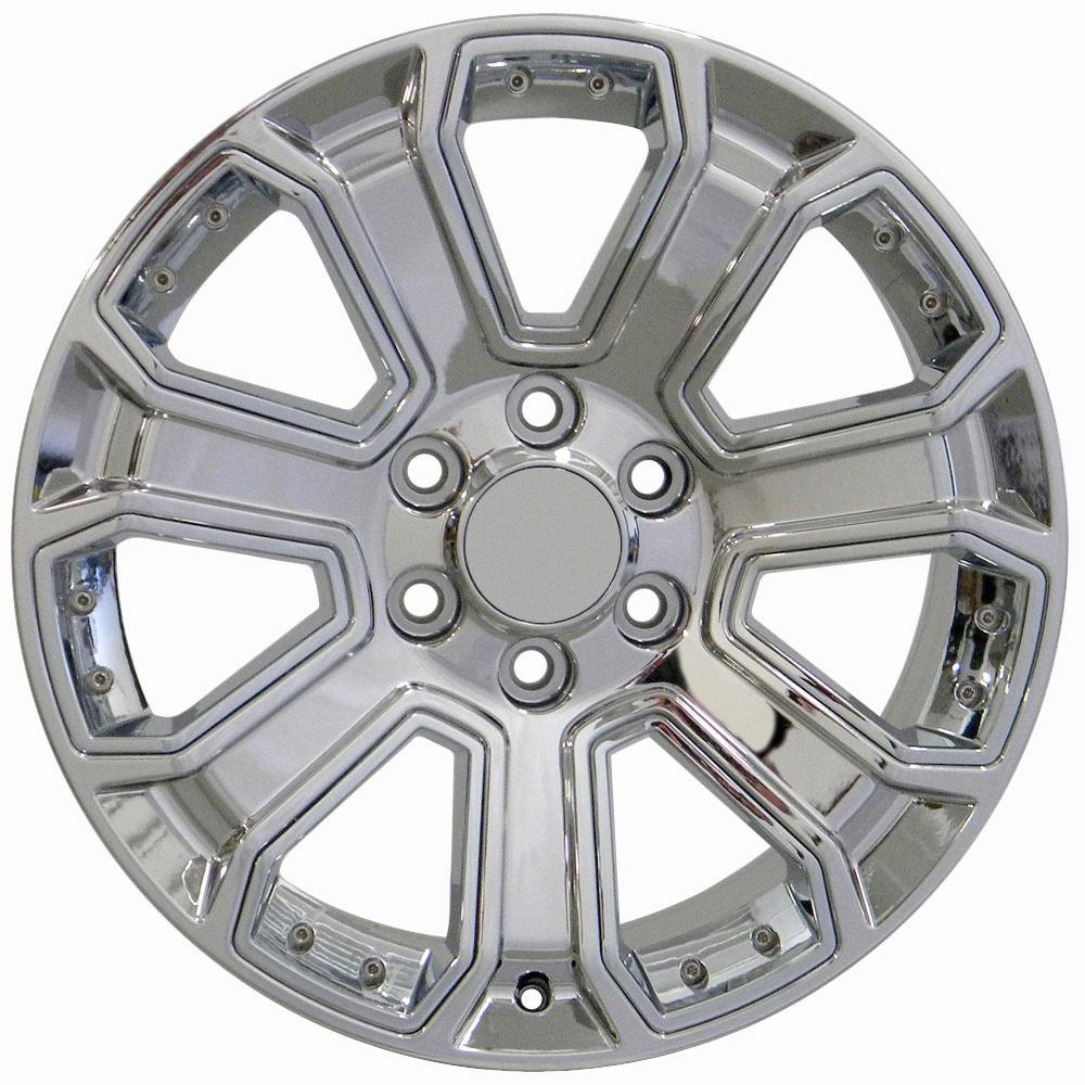20" Replica Wheel CV93 Fits Chevrolet Silverado- Design Three-Image-1