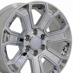 22" Replica Wheel CV93 Fits Chevrolet Silverado- Design Three-Image-2