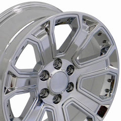 22" Replica Wheel CV93 Fits Chevrolet Silverado- Design Three-Image-3