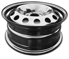 2017-2021 16x6.5 Jeep Compass Steel Wheel/Rim Image 03