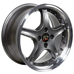 17" Replica Wheel FR04 Fits Ford Mustang Cobra- Design Three-Image-1