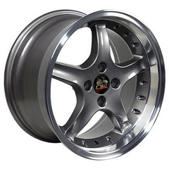 17" Replica Wheel FR04 Fits Ford Mustang Cobra- Design Four-Image-1