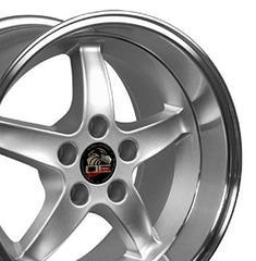 17" Replica Wheel FR04 Fits Ford Mustang Cobra- Design Twelve-Image-3