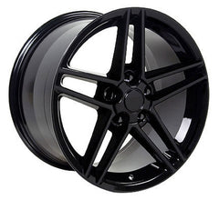 18" Replica Wheel CV07A Fits Chevrolet Corvette - C6 Z06- Design Four-Image-2