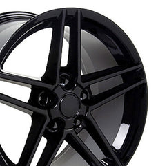 18" Replica Wheel CV07A Fits Chevrolet Corvette - C6 Z06- Design Four-Image-3