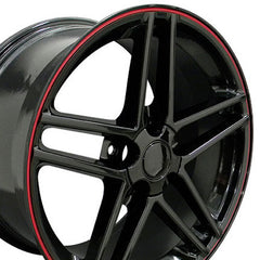 17" Replica Wheel CV07A Fits Chevrolet Corvette - C6 Z06- Design Three-Image-1